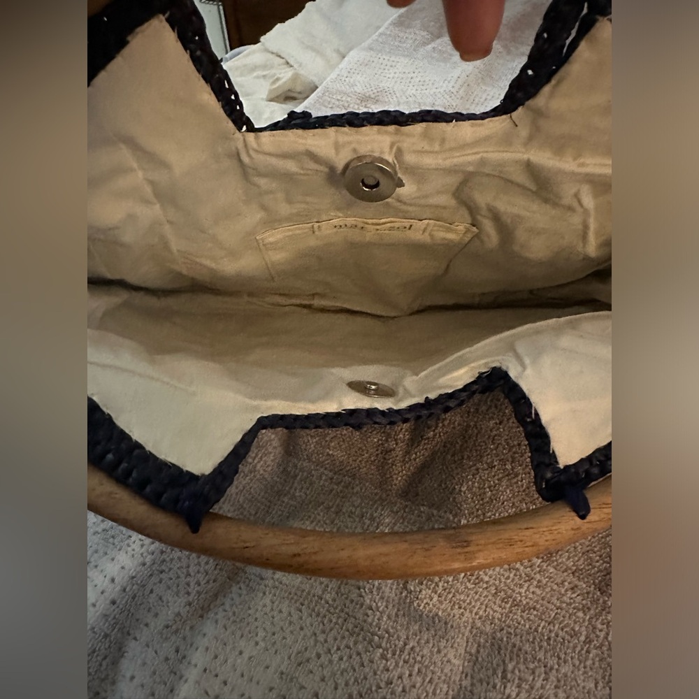 ⭐️ Mar Y Sol Straw Clutch, NWOT - Picture 4 of 4